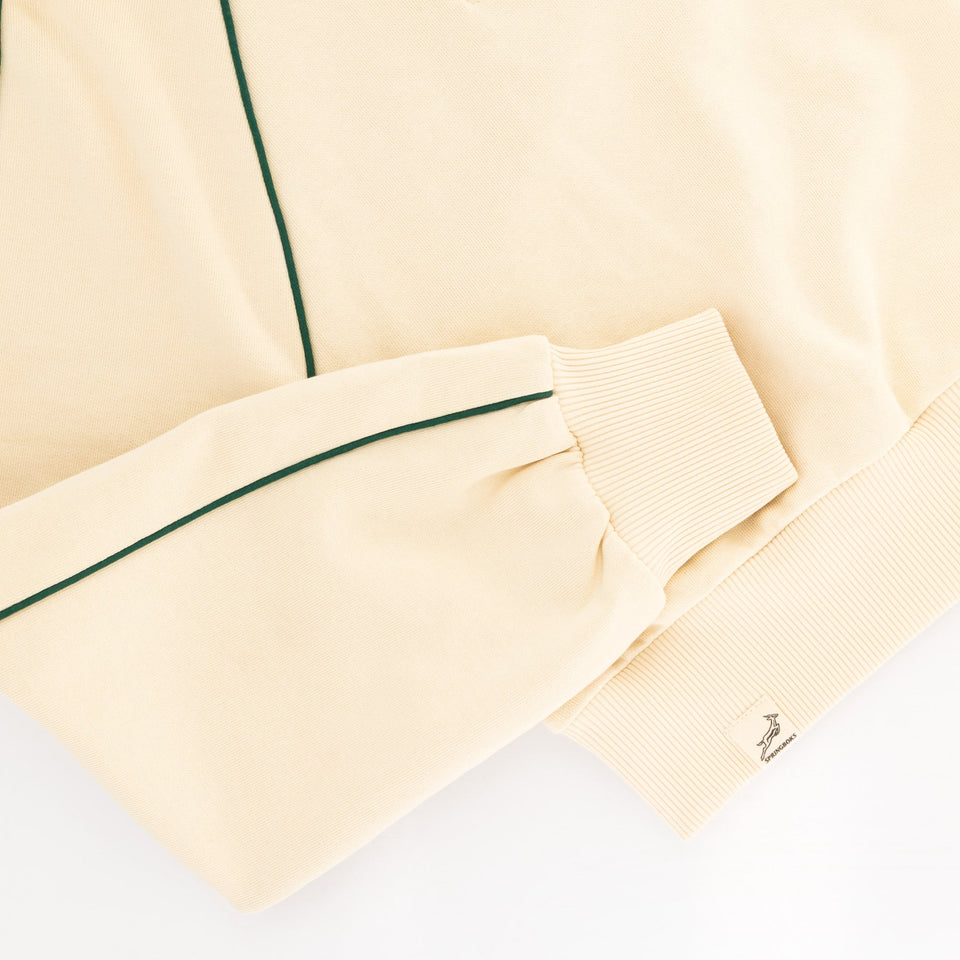 Springboks Ladies Piped Zip Through Sweat-Ivory