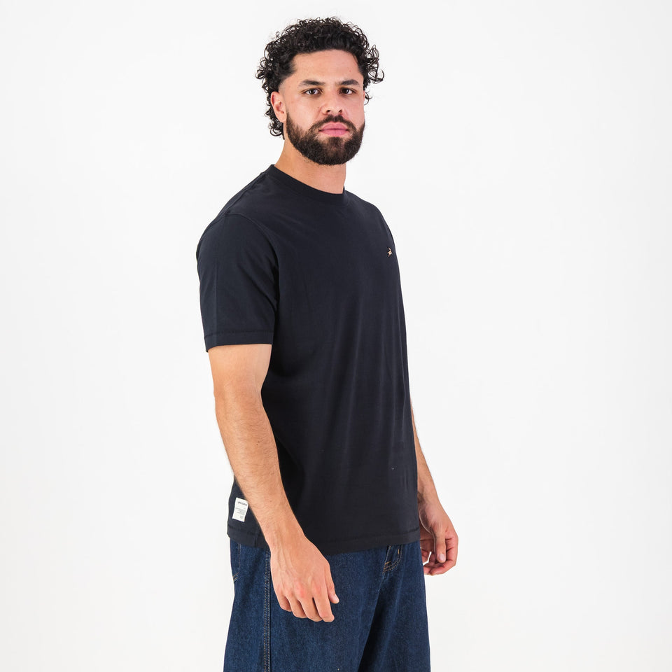 Springboks LC EMB Regular Crew Tee - Black