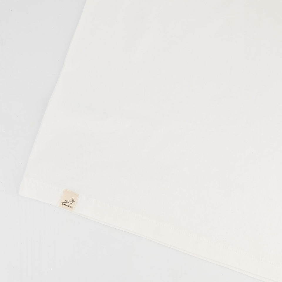 Springboks LC EMB Regular Crew Tee - White