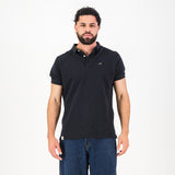 Springboks Metal Rivet SS Polo - Black