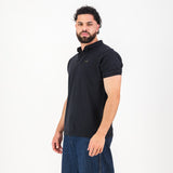 Springboks Metal Rivet SS Polo - Black
