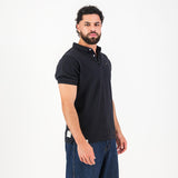 Springboks Metal Rivet SS Polo - Black