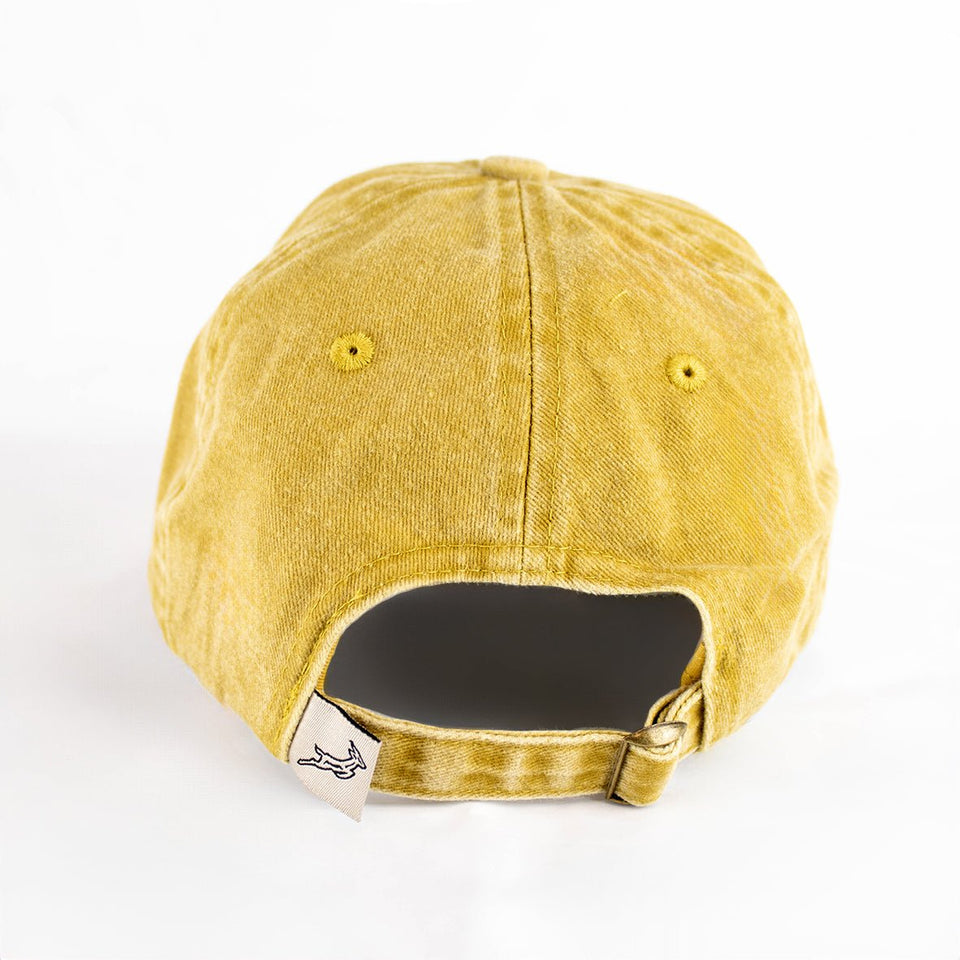 Springboks Natural Emb Dad Cap - Mustard