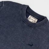 Springboks Overdyed Crew Neck Knit - Navy