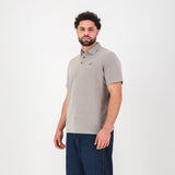 Springboks Pique Striper SS Polo - Tobacco Brown