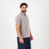 Springboks Pique Striper SS Polo - Tobacco Brown
