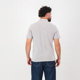 Springboks Pique Striper SS Polo - White