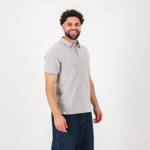 Springboks Pique Striper SS Polo - White