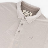 Springboks Pique Striper SS Polo - White
