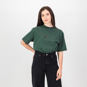 Springboks Pop Badge Boxy Crew Tee - OS Green