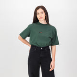 Springboks Pop Badge Boxy Crew Tee - OS Green