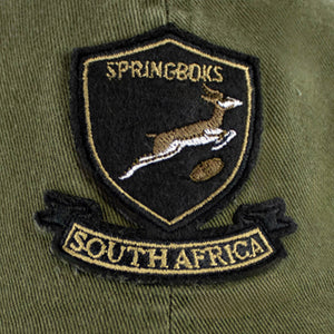 Springboks Shield Dad Cap - Military Olive