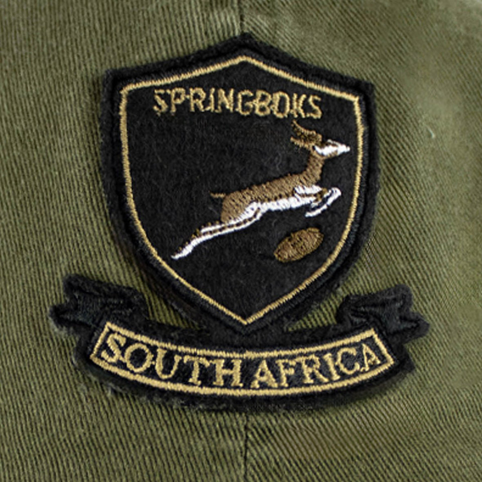 Springboks Shield Dad Cap - Military Olive