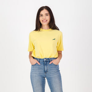 Springboks SML Bok HS Regular Crew Tee - Sunshine