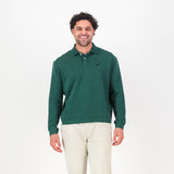 Springboks SML EMB LS Polo-OS Green