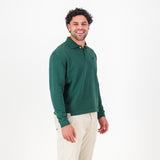 Springboks SML EMB LS Polo-OS Green