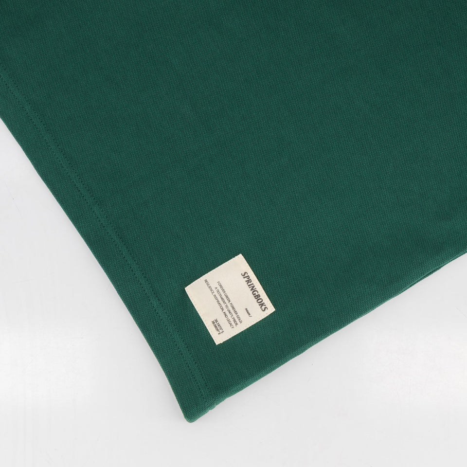Springboks SML EMB LS Polo-OS Green