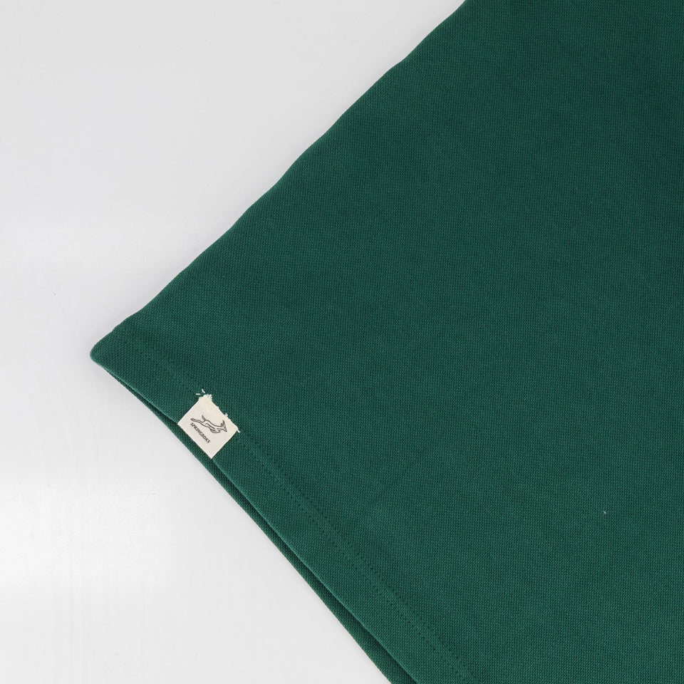 Springboks SML EMB LS Polo-OS Green