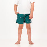 Springboks Summer Pop Print Kids Swim Shorts - Teal