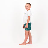 Springboks Summer Pop Print Kids Swim Shorts - Teal