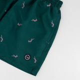 Springboks Summer Pop Print Swim Shorts - Teal