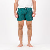 Springboks Summer Pop Print Swim Shorts - Teal