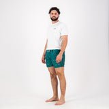 Springboks Summer Pop Print Swim Shorts - Teal