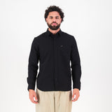 Springboks Tailored LS Oxford Shirt-Black