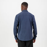 Springboks Tailored LS Shirt-Navy