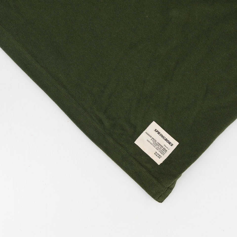 Springboks Tipped SS Polo - Military Olive