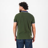 Springboks Tipped SS Polo - Military Olive