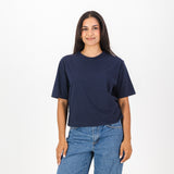 Springboks Tonal SML EMB Bok Crew Tee-Navy