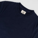 Springboks Tonal SML EMB Bok Crew Tee-Navy