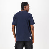Springboks Tonal SML EMB Bok Crew Tee-Navy