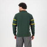 Springboks Twill Hoop Quarter Zip Sweat - OS Green