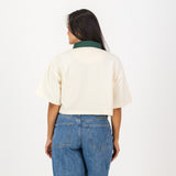 Springboks Twill Hoop SS Crop Rugby Jersey - Sugar Sizzle