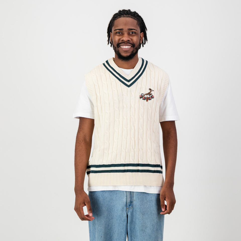 Springboks 95 Vest Knit - Ivory