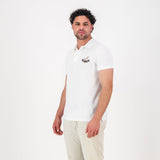 Springboks Vintage SB EMB 2 B SS Polo - White