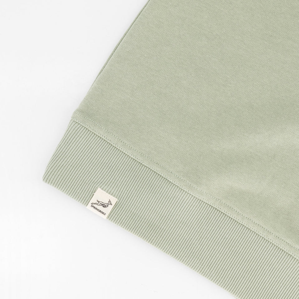 Springboks Word FGFG Crew Sweat-Desert Sage