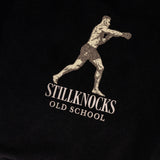 Stillknocks Acid Wash Hoodie Sweat- Black