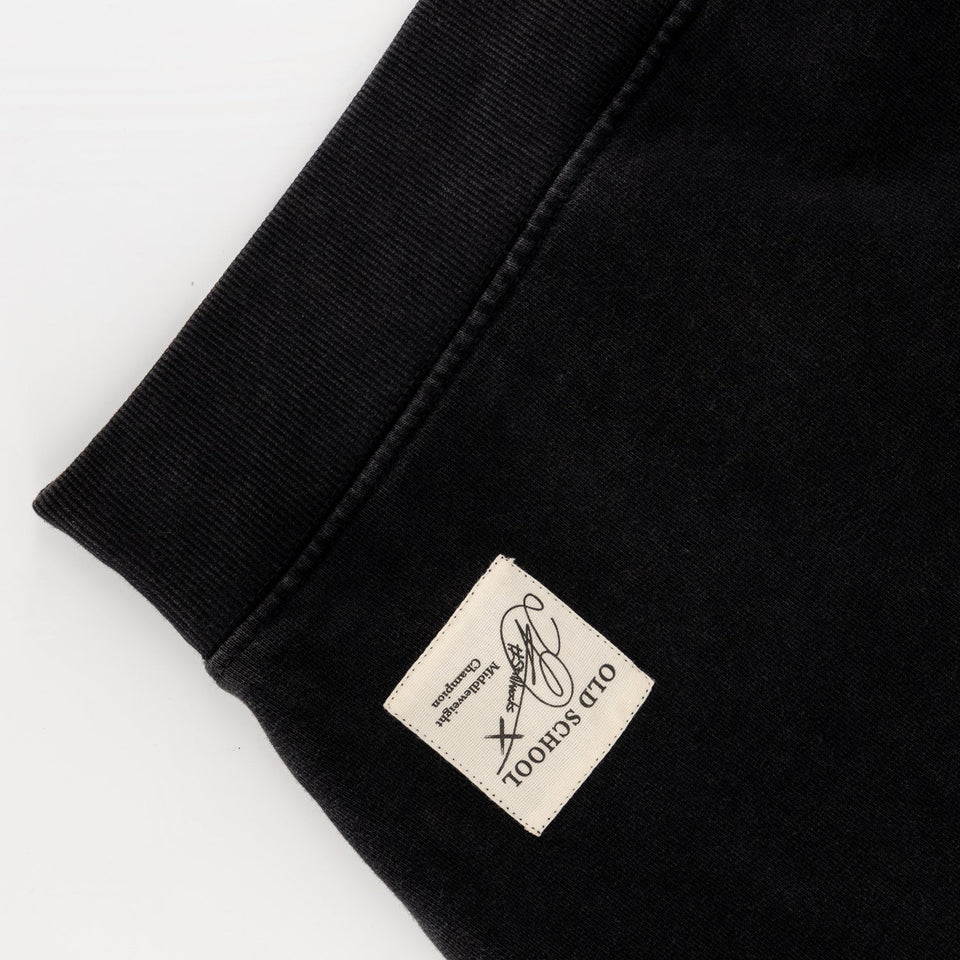 Stillknocks Acid Wash Hoodie Sweat- Black