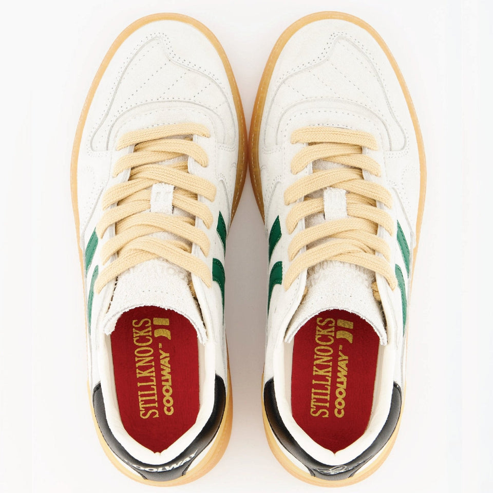 Stillknocks X Coolway X Old School Sneaker-Ivory